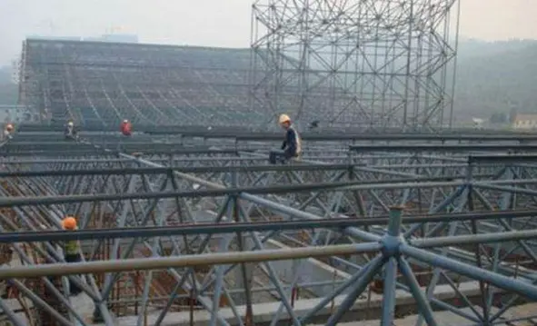 汨罗加油站网架加工